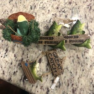 Fishing Christmas ornaments